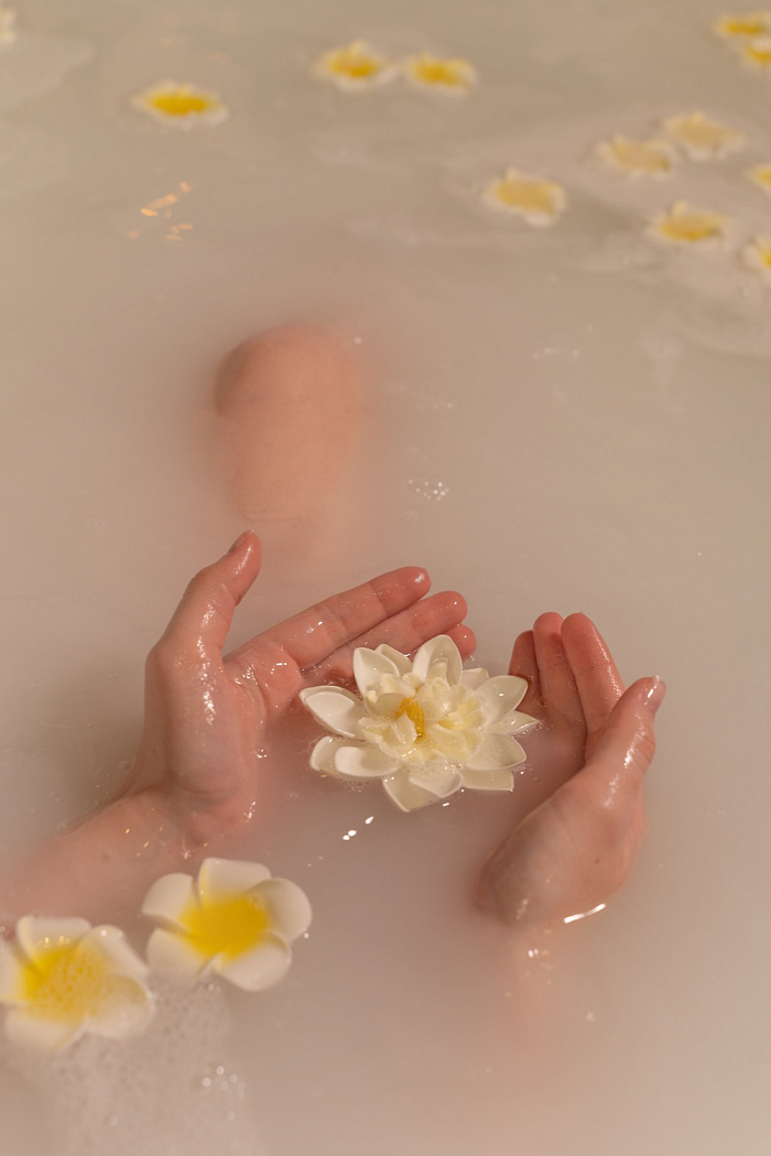 Молочная ванна для двоих